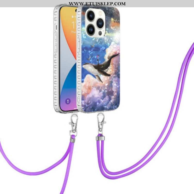 Futerały do iPhone 14 Pro Stylizowany Wieloryb